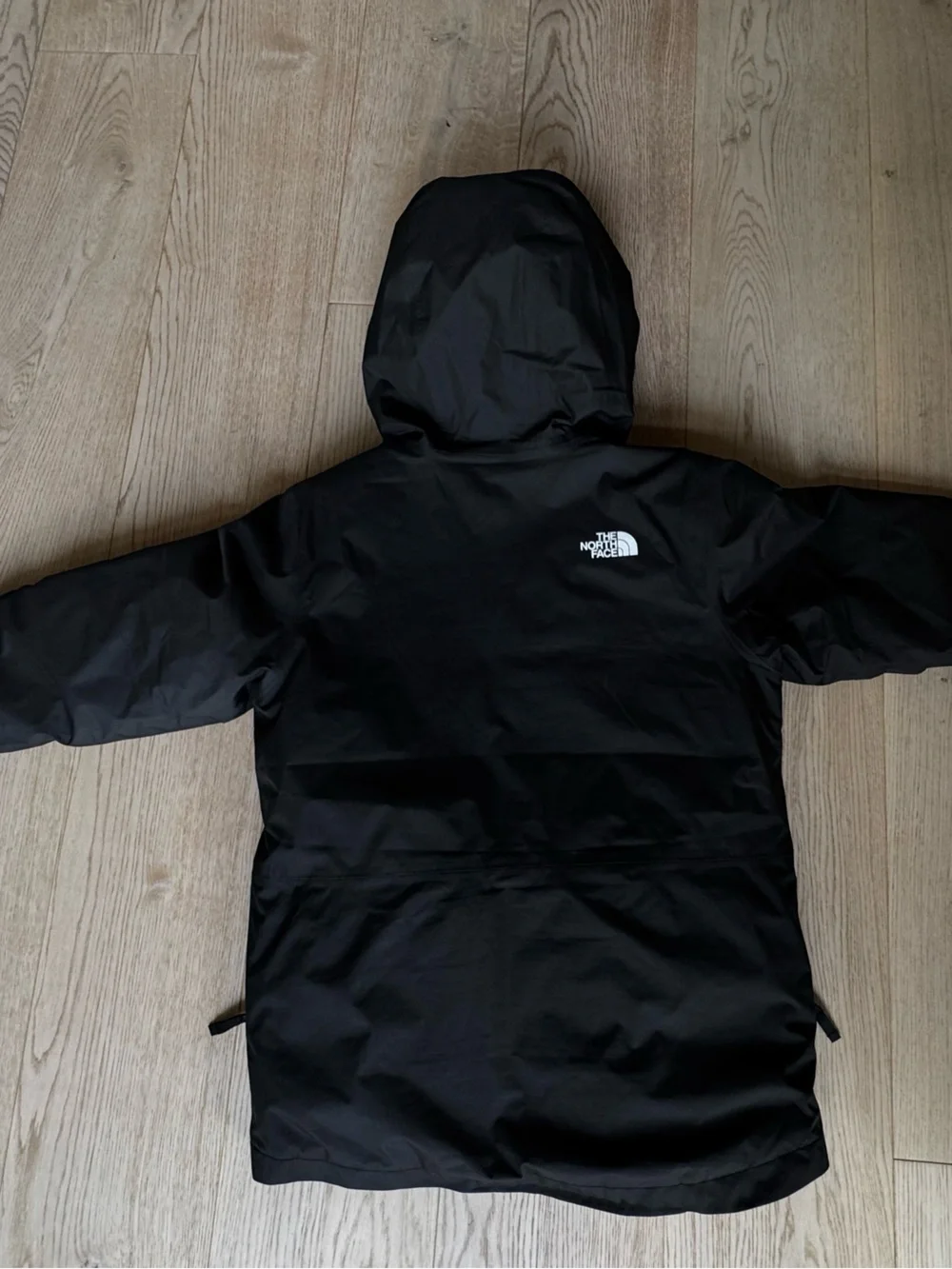 The North Face Black Hooded Rain Jacket